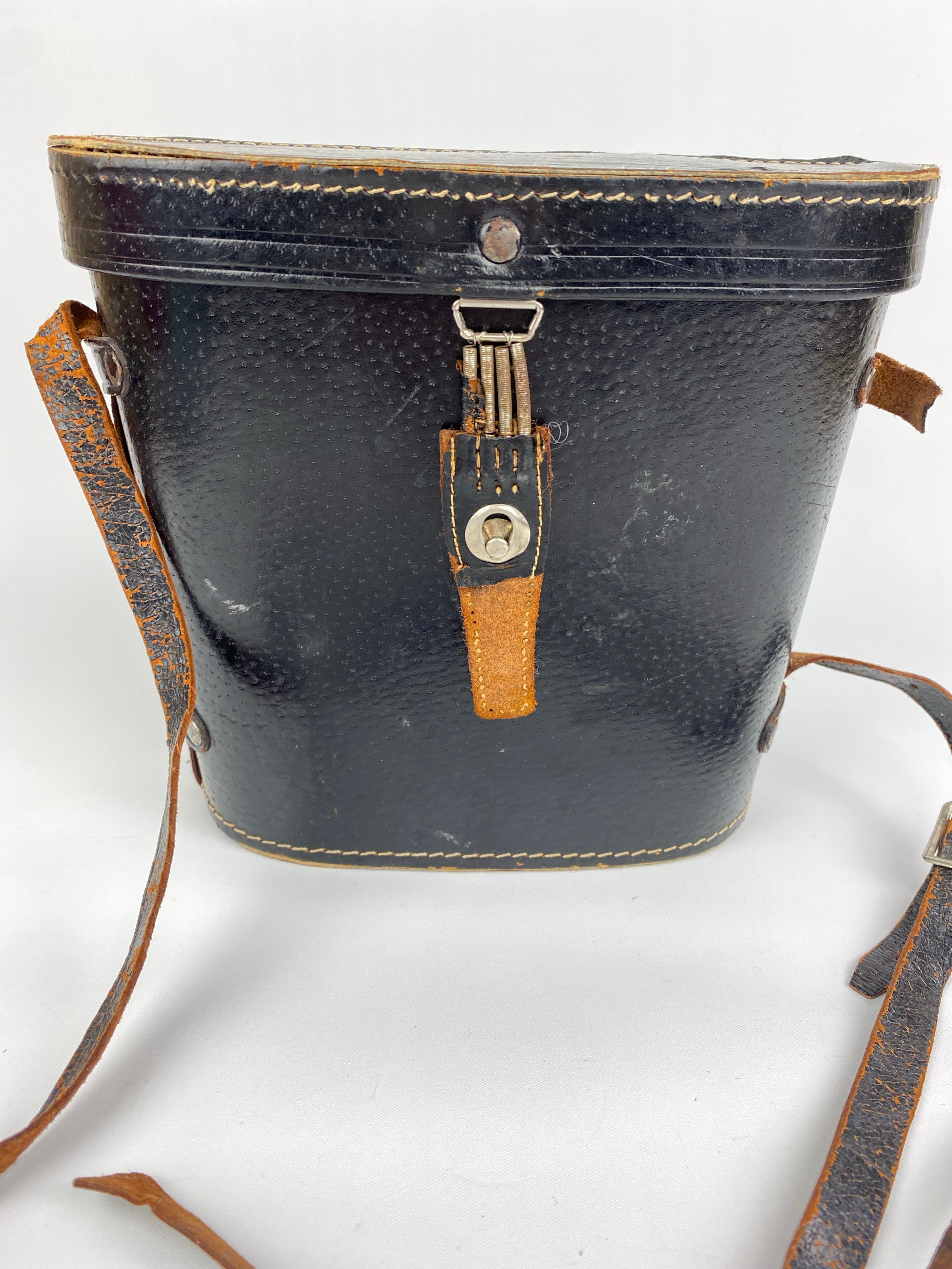 Vintage Lucky Coated Optics 7 x 50 binoculars with Leather Case