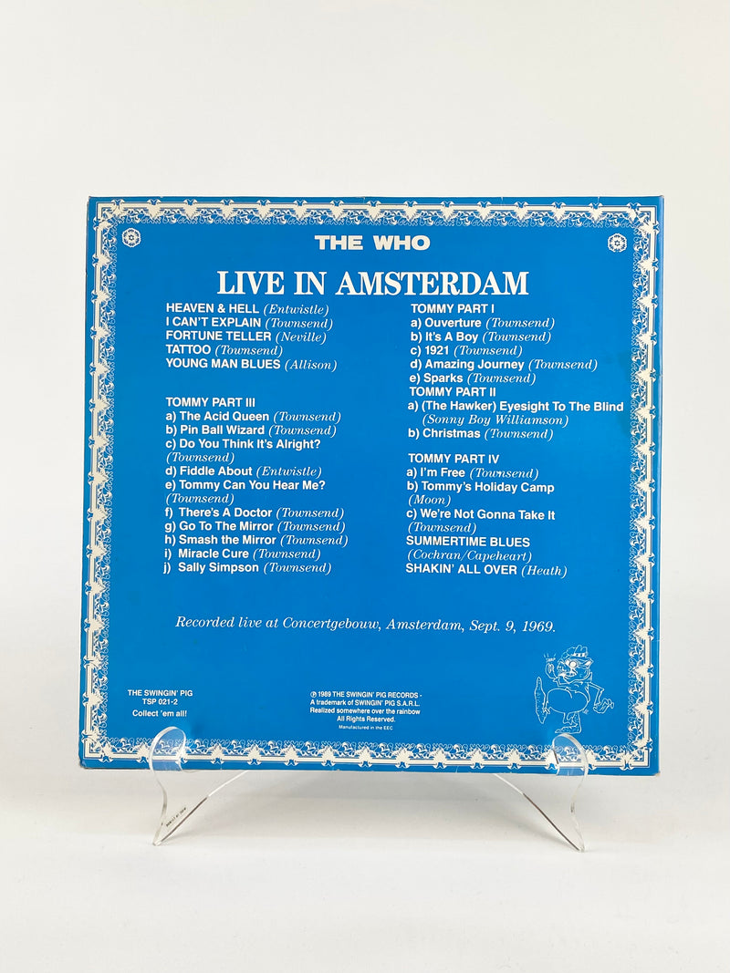 The Who -  Live in Amsterdam Vinyl