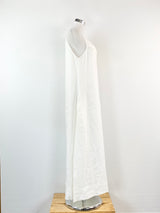 Jac + Jack White Linen Maxi Dress - AU8