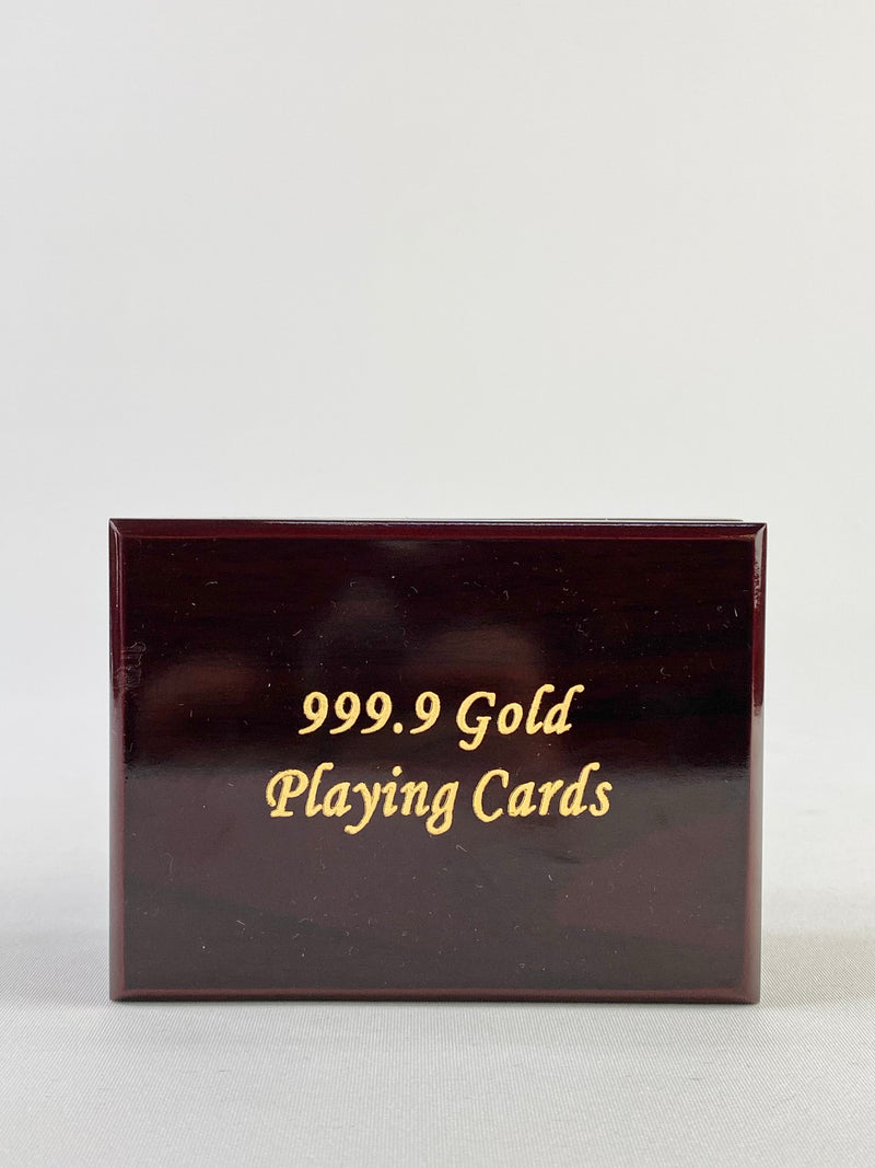 999.9 Gold Playing Cards