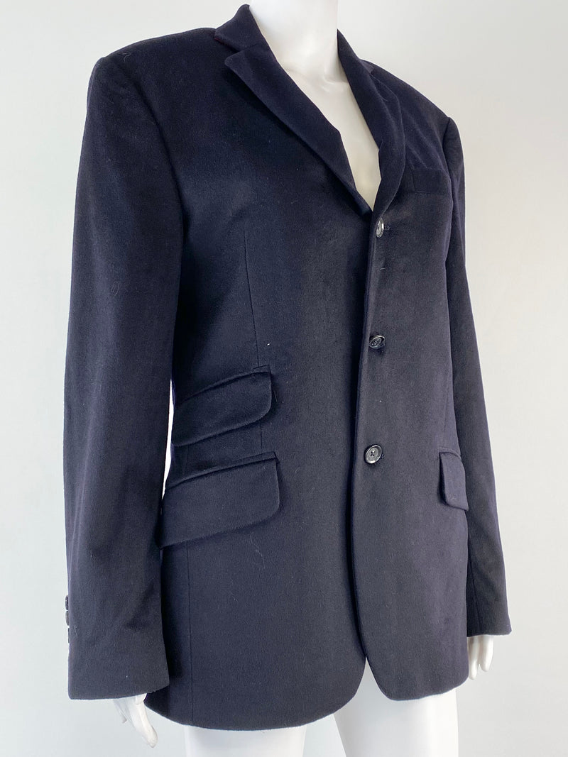 Hackett London Midnight Blue Wool Blazer - Size 36R