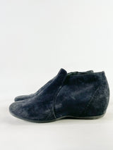Camper Charcoal Suede Ankle Shoes - EU37