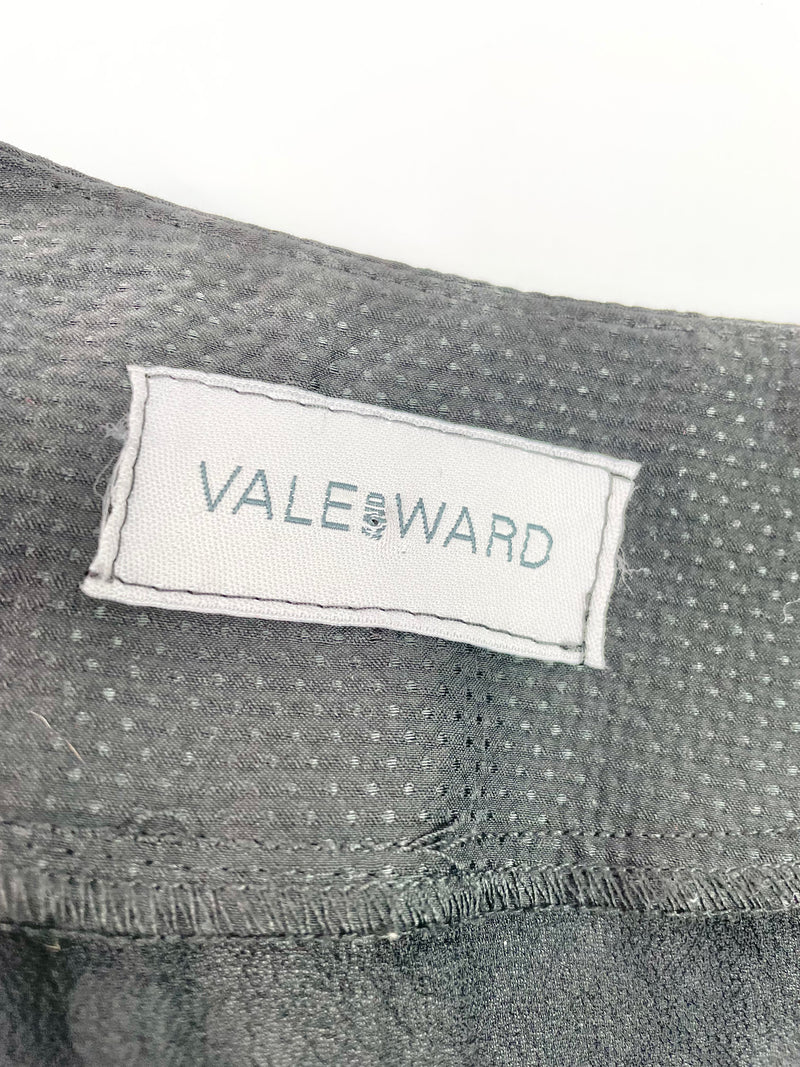 Vale & Ward Black Sheer Tunic - M