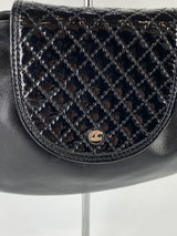 Cellini Small Black Leather Bag