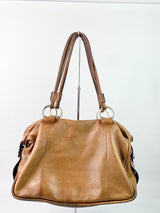 Mimco Cinnamon Leather Shoulder Bag