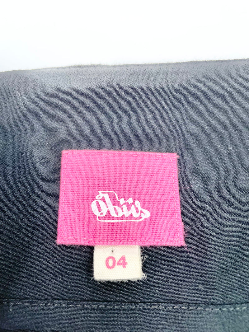 Obus Black Off-Shoulder Strap Dress - AU14