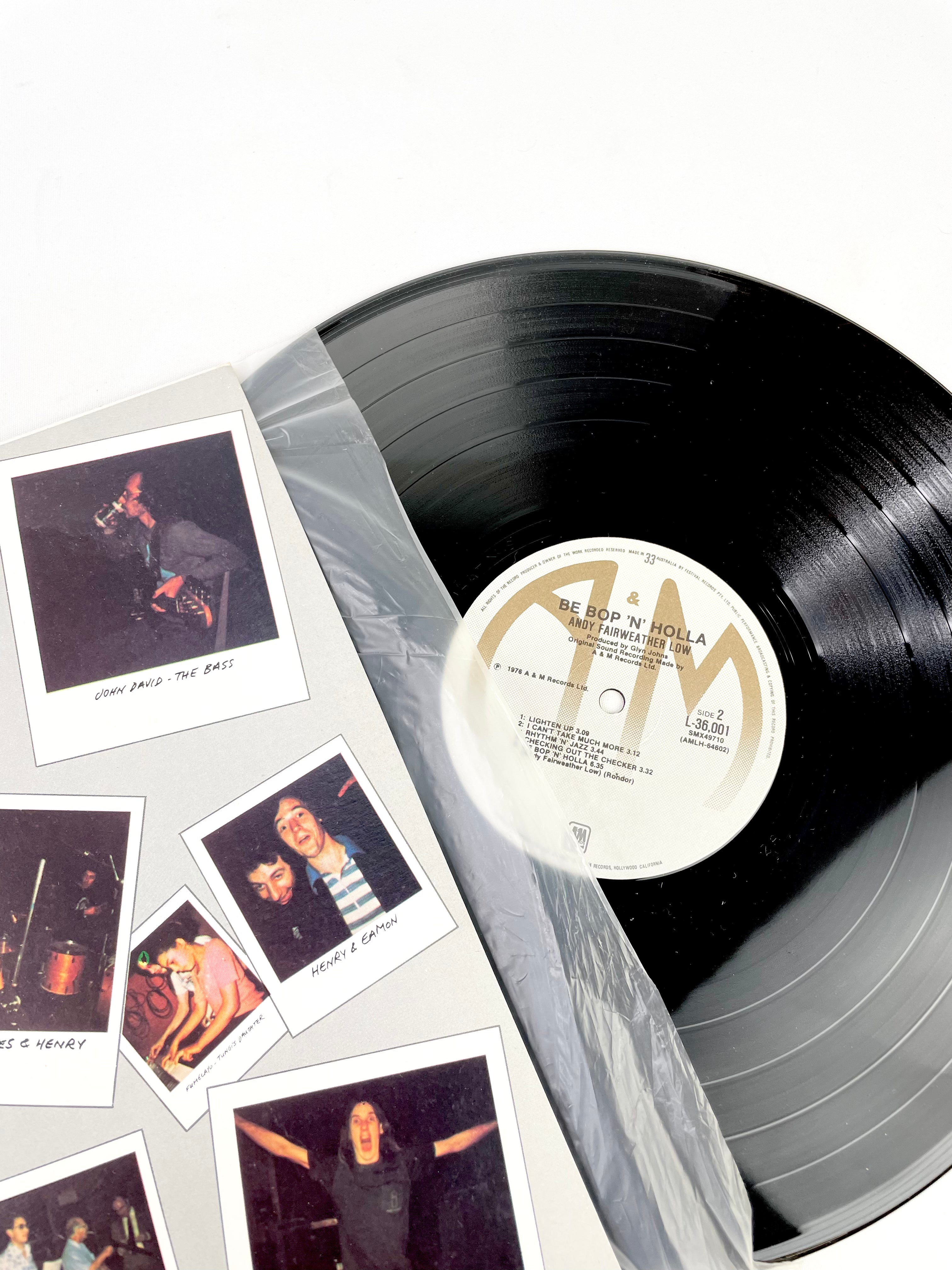 Be Bop 'N' Holla LP - Andy Fairweather Low