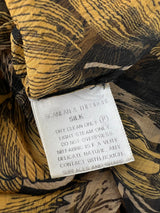 Scanlan & Theodore Silk Floral Leg o' Mutton Sleeve Blouse - AU8
