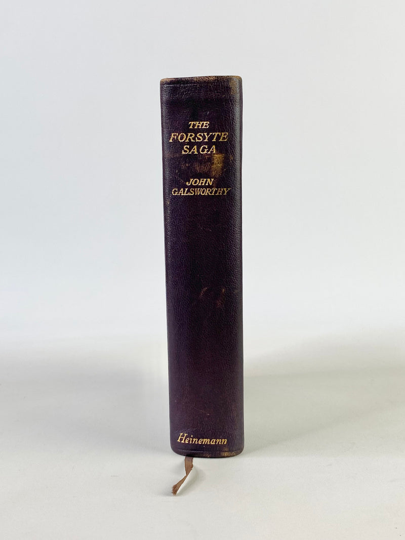 1933 Edition Leather Bound Forsyte Saga
