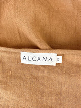 Alcana Burnt Orange Wrap Skirt - AU6/8