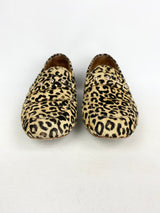Bared Leopard Print Loafers - EU 37