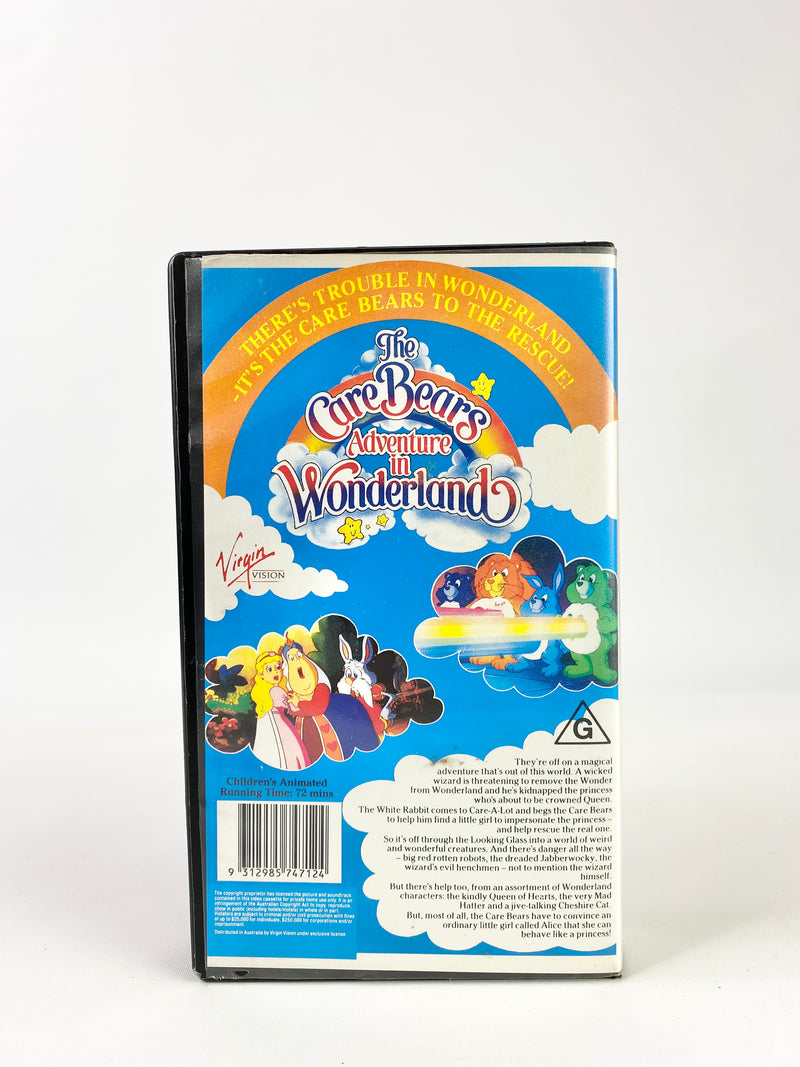 The Care Bears Adventure in Wonderland VHS
