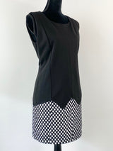 O.A.M.C Black Panel & Polka Dot Contrast Shift Dress - AU12