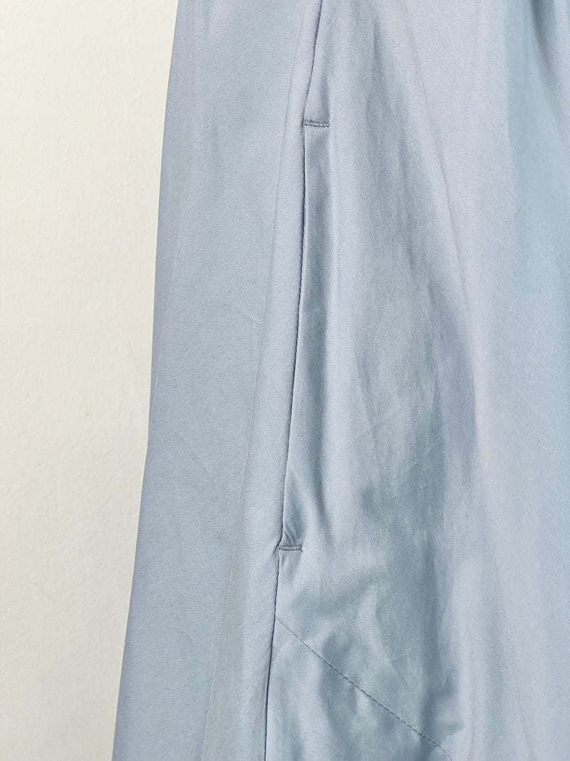 S Max Mara Eggshell Blue Midi Dress - AU8