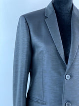 Emporio Armani Johnny Line Blue Black Tailored Blazer - S