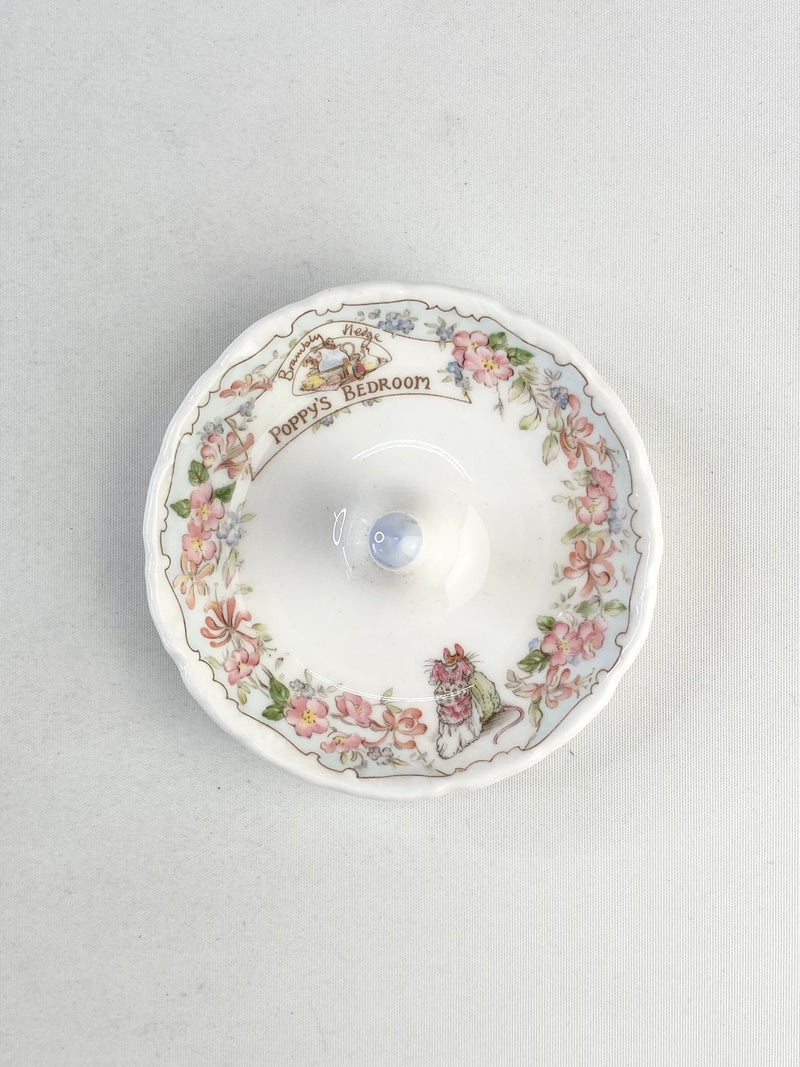 Royal Doulton x Brambly Hedge Poppy's Bedroom Ring & Bonbonniere Lidded Jar