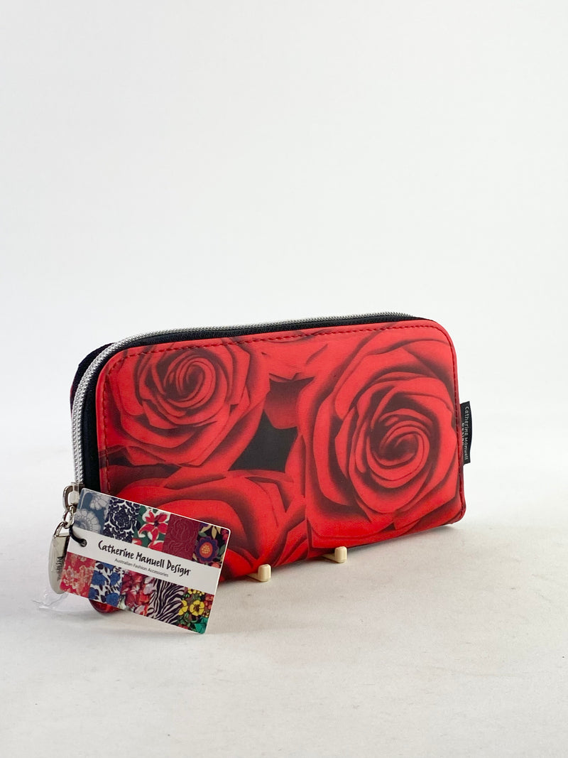 Catherine Manuell Design Rose Print Wallet NWT
