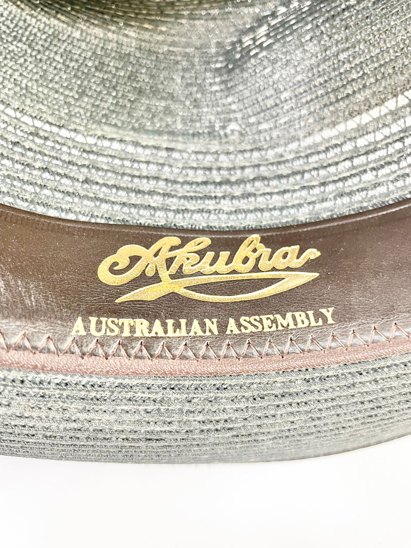 Akubra Capricorn Grey Straw Hat