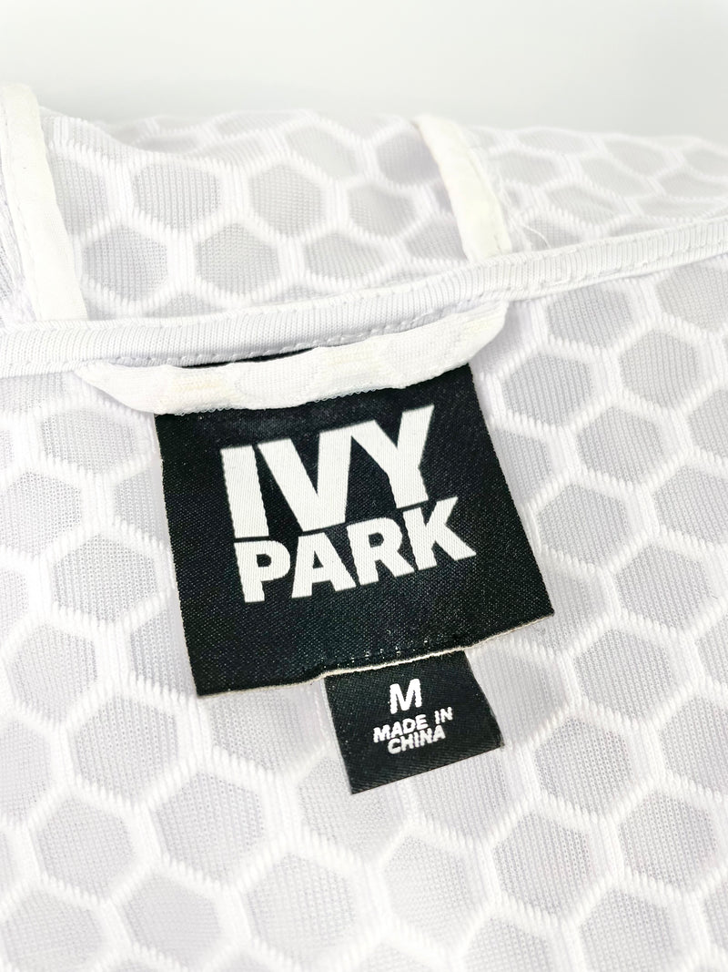 IVY Park White Hexagon Mesh Parka - M