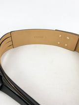 Kookai Black Spilt Leather Belt
