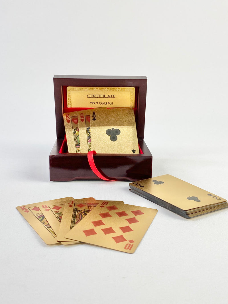999.9 Gold Playing Cards