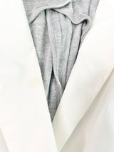 Josh Goot White & Grey Two-Tone Blazer - AU8