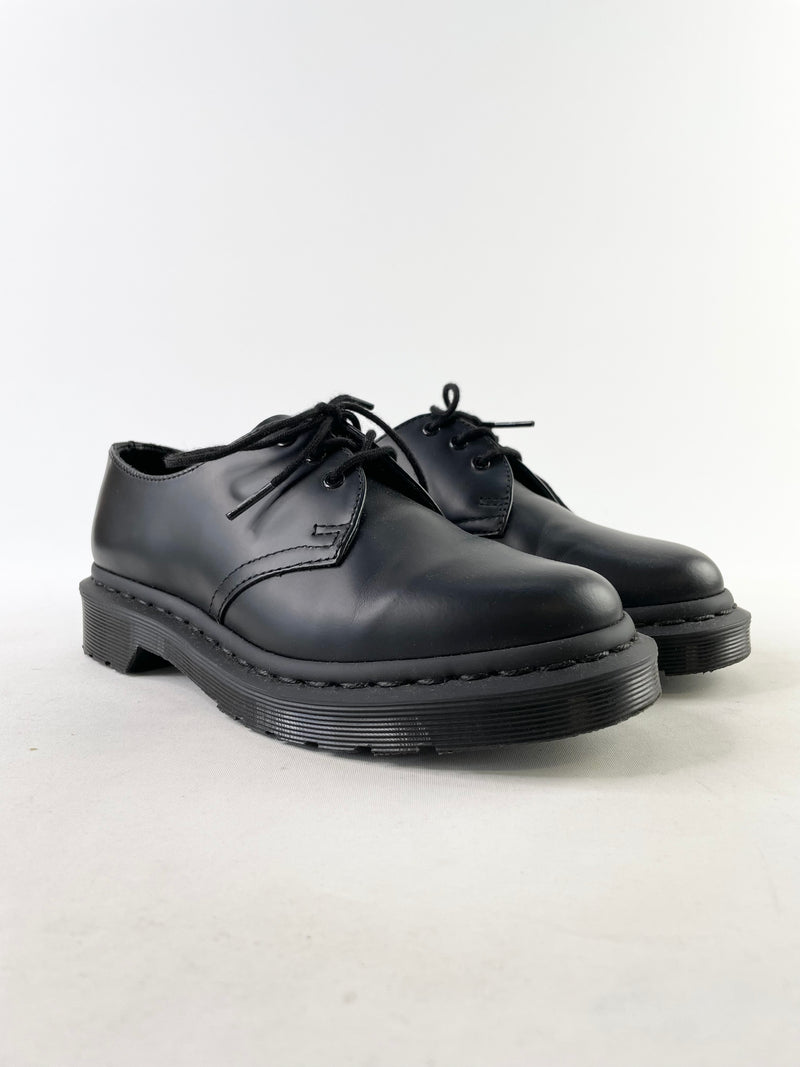 Dr. Martens Black 1461 Mono 3-Eye Shoes - EU36