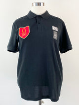 Fred Perry Black Polo Top - L