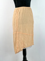 Y2K Apricot Crinkle Skirt - AU10