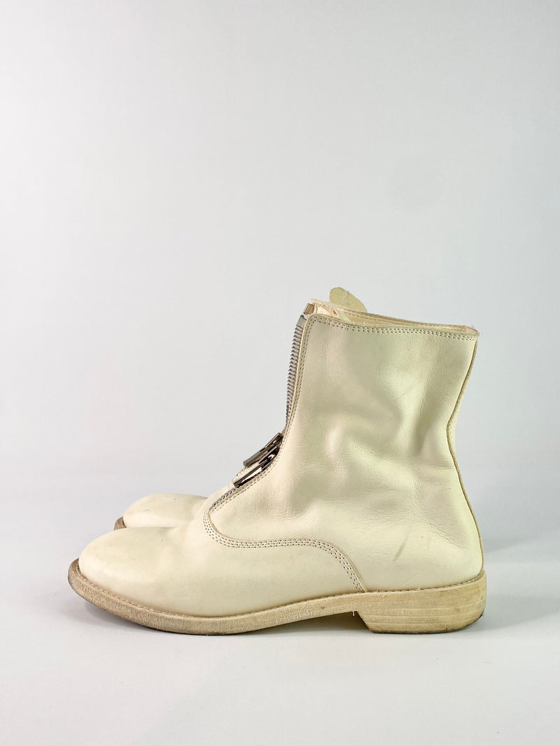 Giudi Cream 310 Ankle Boots - EU37