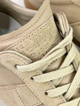 Maison Margiela 'Replica' Leather + Suede Beige Sneakers - EU38.5