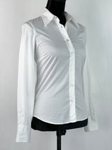 Costume National White Cotton Button Up - AU6