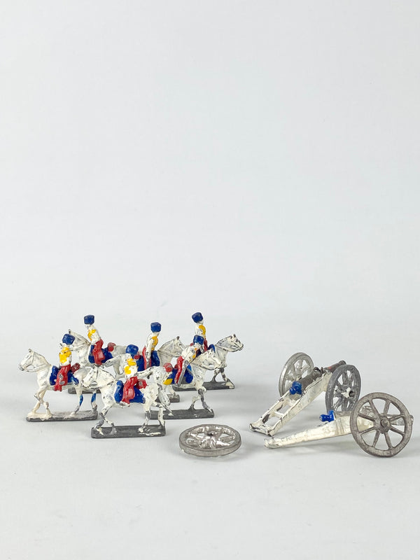 Vintage Tin Toy Soldiers & Horses
