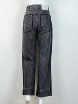 Andersson Bell Washed Black Wide Leg Jeans - AU8