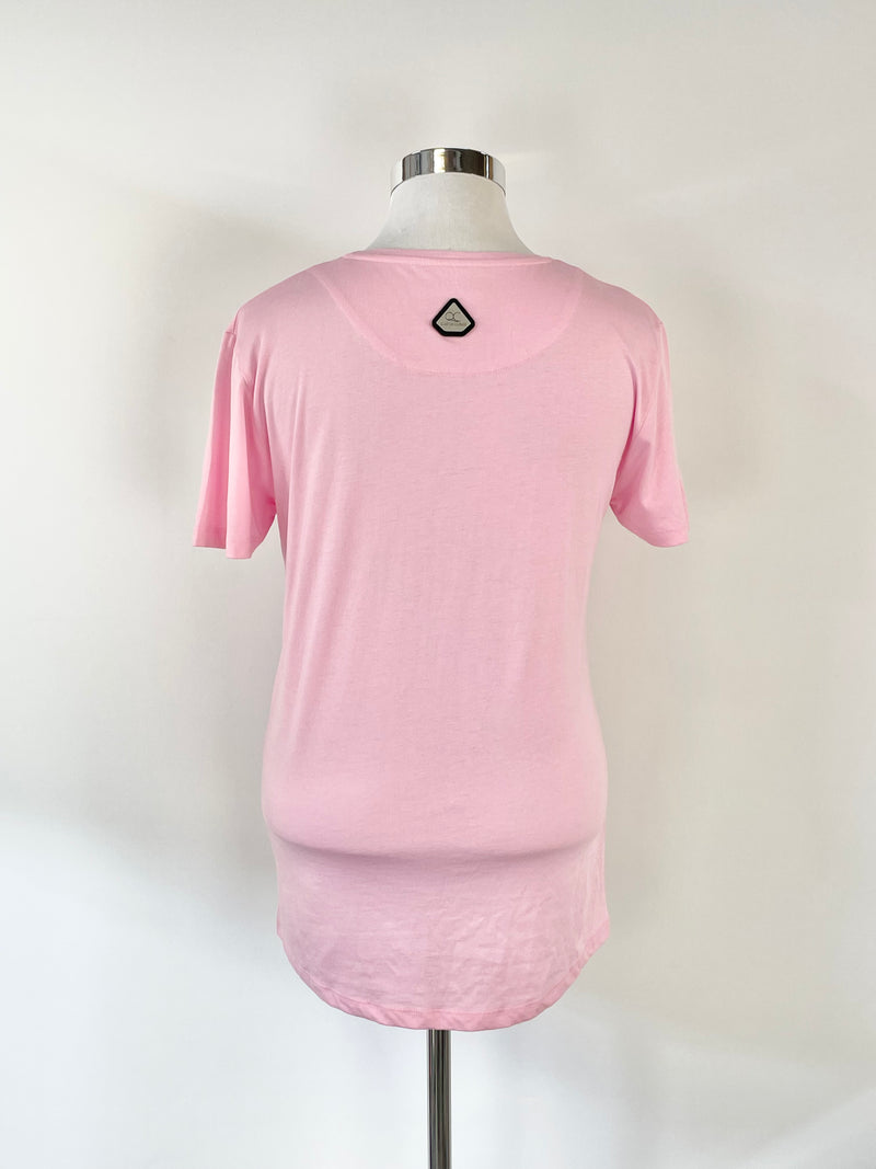 Quantum Courage 'Tout Est Possible Courage' Pink T-Shirt - XL