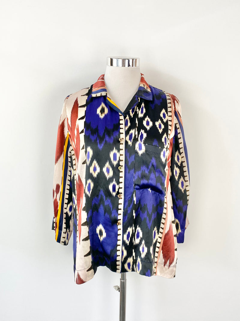 Forte_Forte Silk Patterned Blouse - AU12