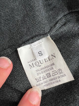 Alexander McQueen Charcoal Wool Silk Sweater - Mens S