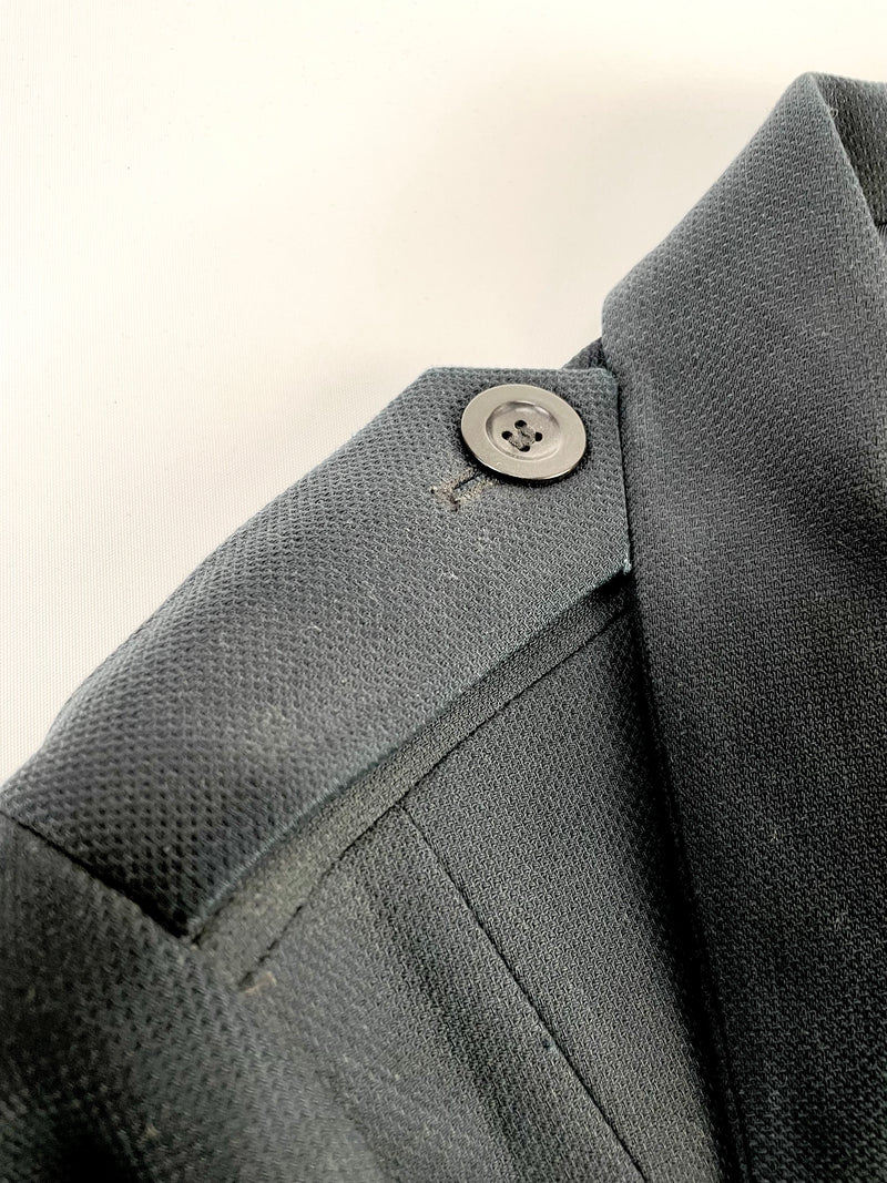 Reiss Navy Blue Button Up Coat - M