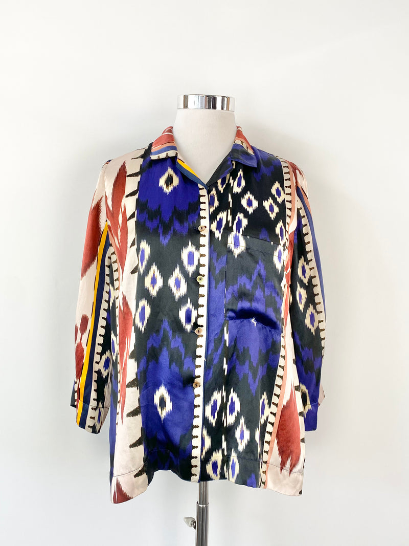 Forte_Forte Silk Patterned Blouse - AU12