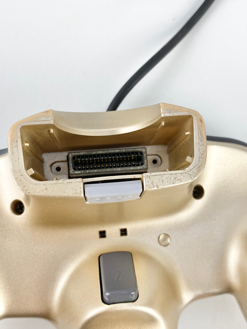 Nintendo 64 Gold & Purple Controllers
