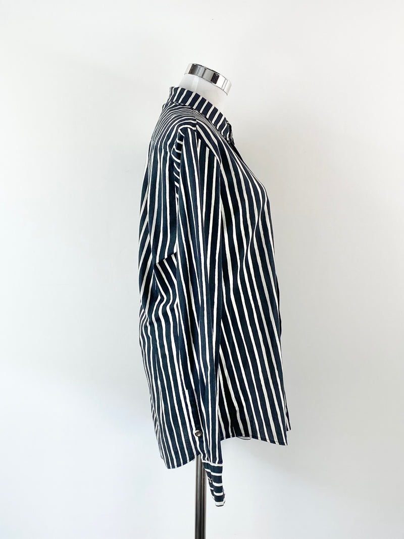 Marimekko Crisp Striped Cotton Shirt - AU8