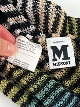 M by Missoni Multicolour Crochet Long Scarf