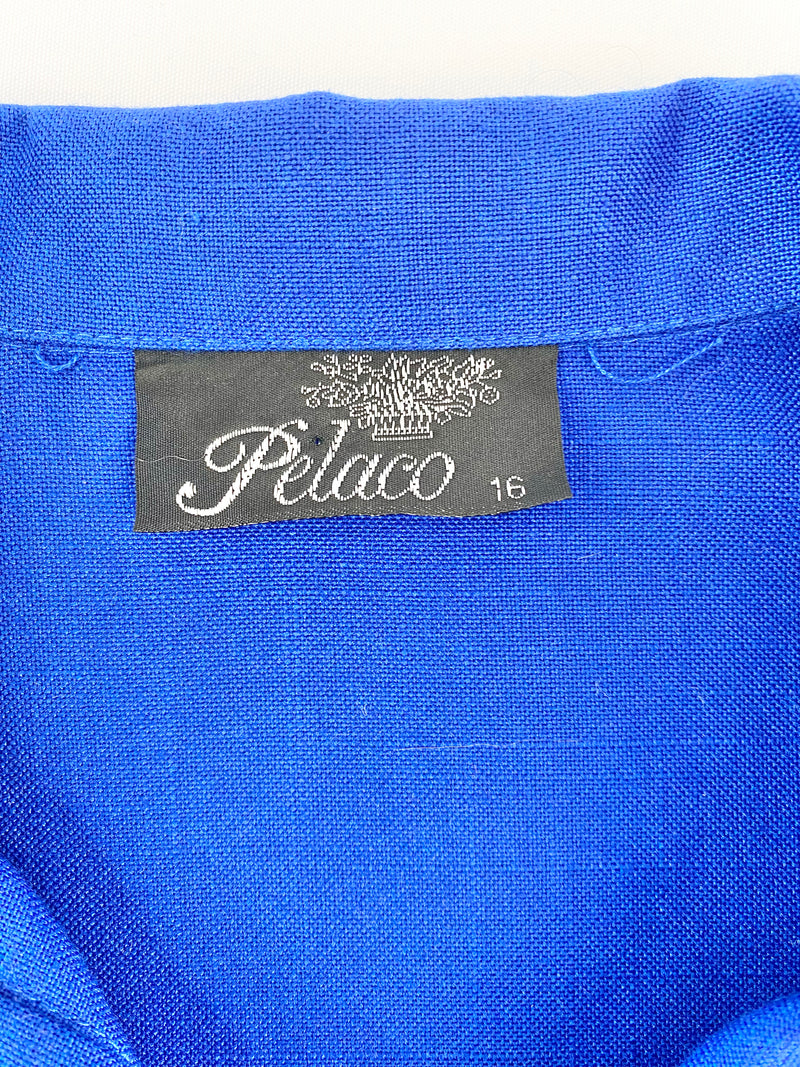 Pelaco Electric Blue Button Down Dress - AU16