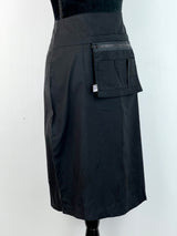 Y2K Deadstock Black Cargo Skirt - AU10