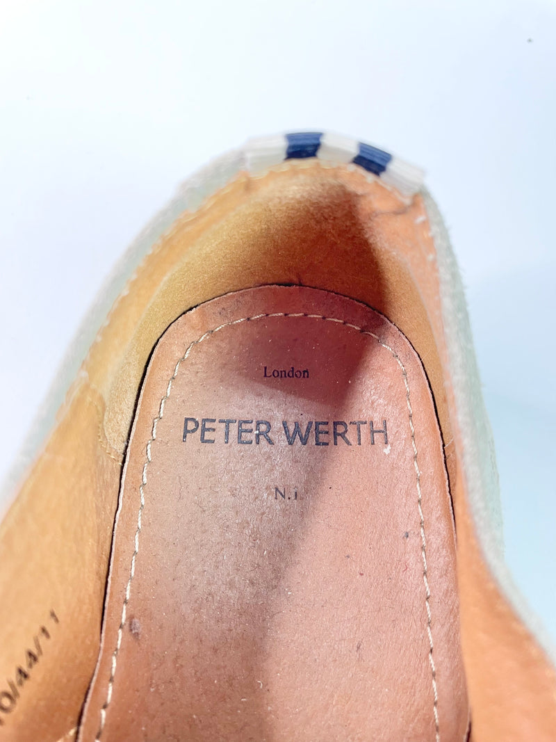 Peter Werth Copthorne Stone Leather Shoes - EU44