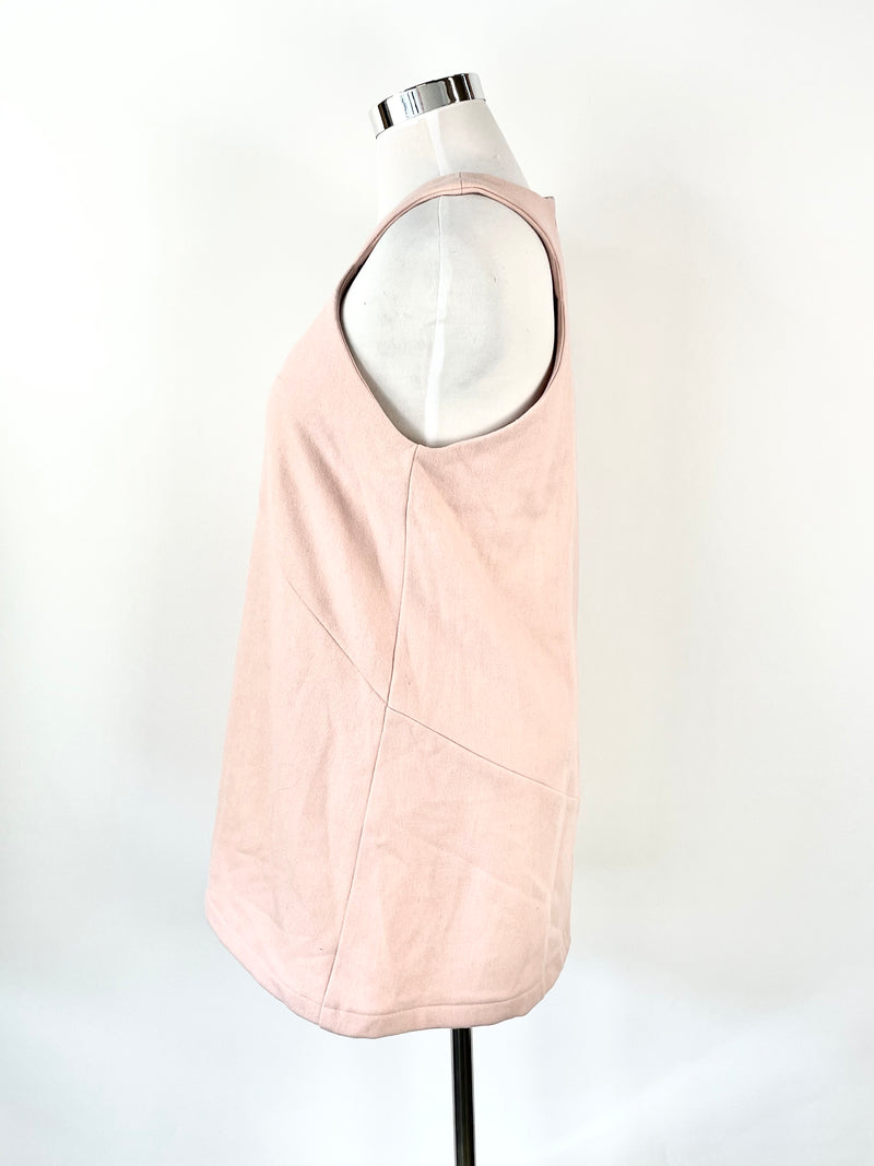 Kuwaii Pink Sleeveless Wool Dress - M
