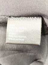 Zimmerman Black Halter Neck Mini Dress - AU8