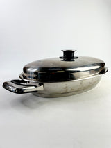Zepter Edelstahl Oval Stainless Steel Griddle Pan