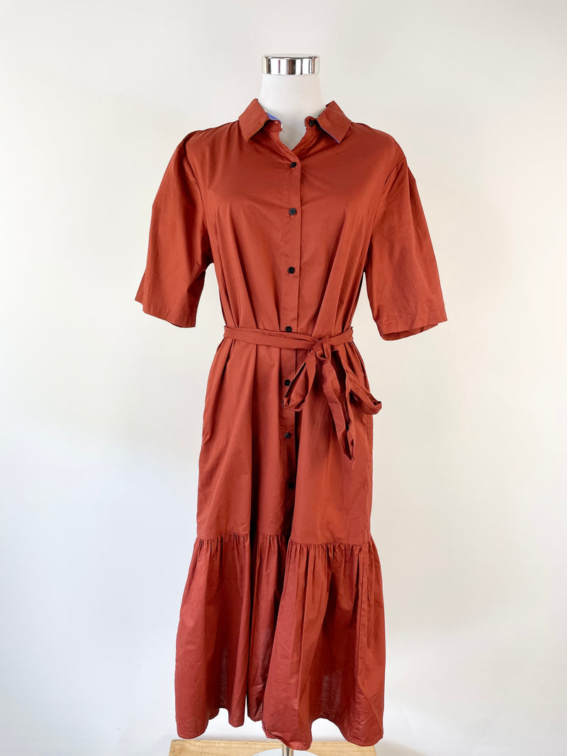 Gorman Burnt Orange Shirt Dress - AU10