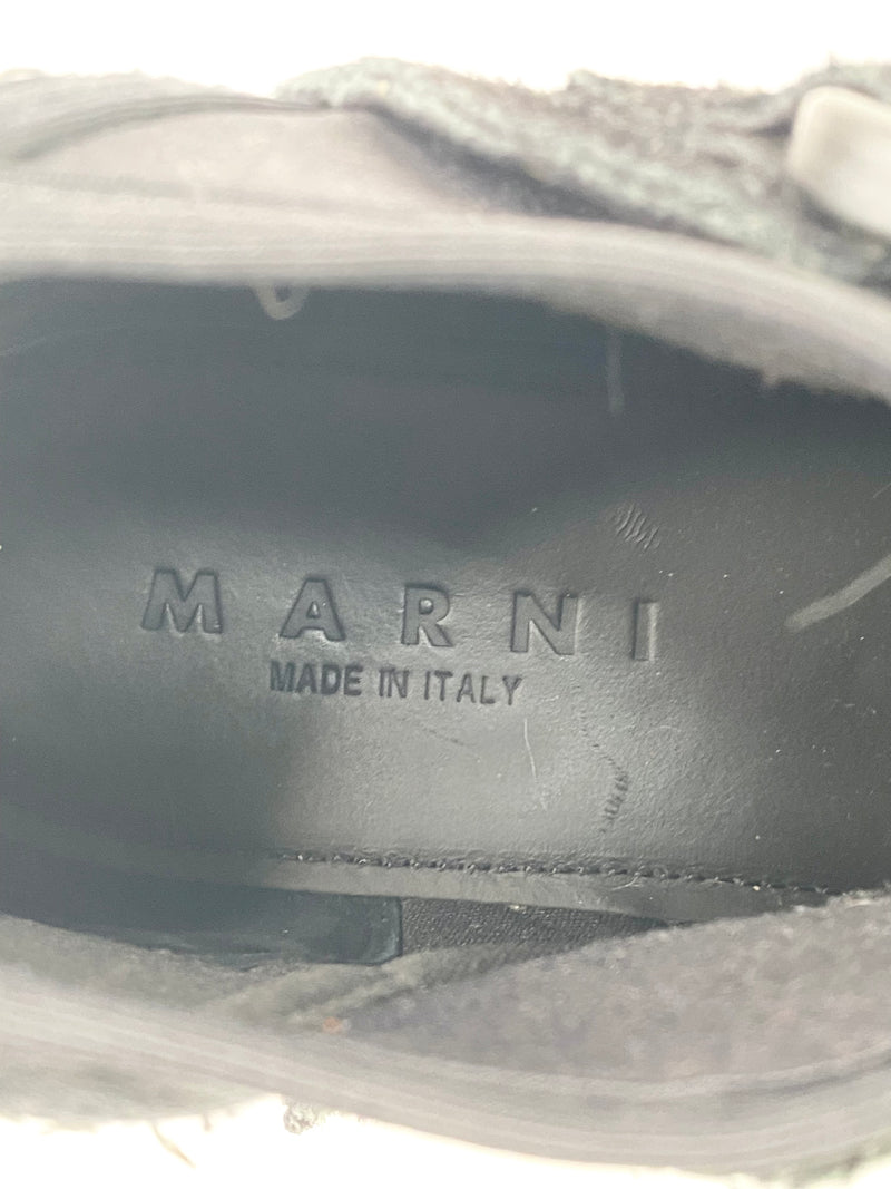 Marni Black & White Contrast Neoprene Sneakers - EU40